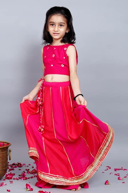 Buy_MR Brat_Pink Muslin Embroidery _Online_at_Aza_Fashions