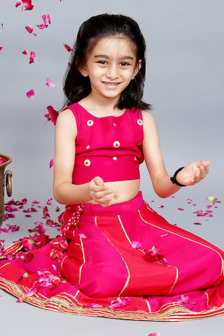 Shop_MR Brat_Pink Muslin Embroidery _Online_at_Aza_Fashions