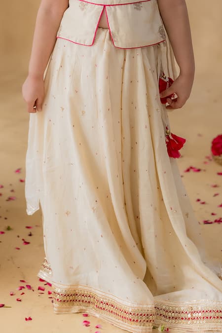 Shop_MR Brat_Off White Muslin Sequins _Online_at_Aza_Fashions