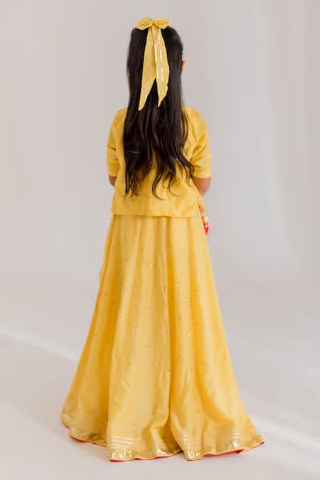 MR Brat SITARA MULSIN LEHENGA SET Sitara Muslin Lehenga Set 