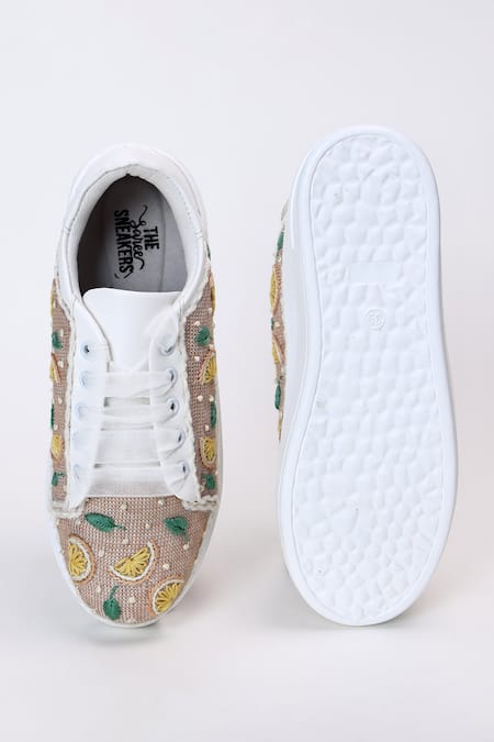 The Saree Sneakers Lemon Zest Sneakers 
