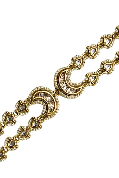 Buy Tad Accessories Gold Plated Finish Imitation Kundan Mathapatti Online at Aza Fashions Buy_Tad Accessories_Gold Plated Finish Imitation Kundan Mathapatti _Online_at_Aza_Fashions
