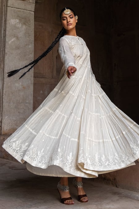 Preevin_Off White _Online_at_Aza_Fashions