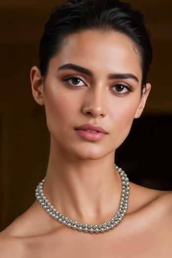 Tad Accessories White Shell Pearl Necklace 