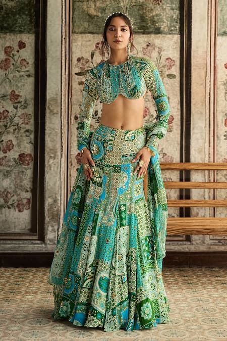 Diyarajvvir Printed Skirt Set 