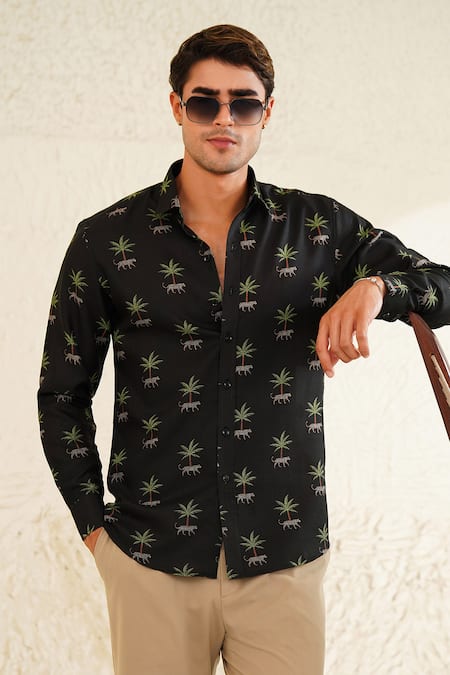 Eleven Brothers Black Linen And And Shirt