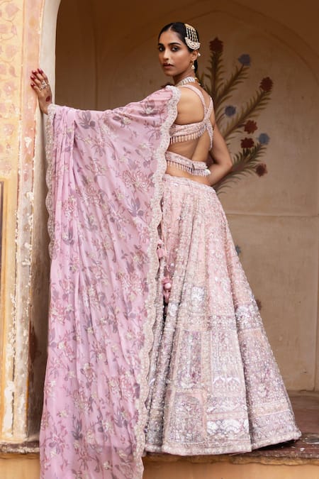 Aangan By Parul Ethereal Dream Lehenga Set 