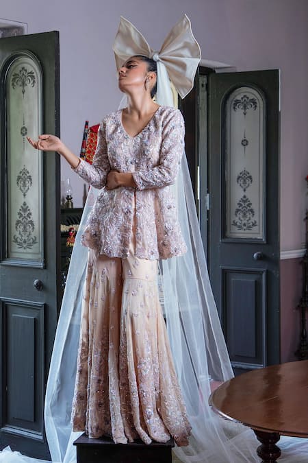 Aangan By Parul Starry Serenade Sharara Set 