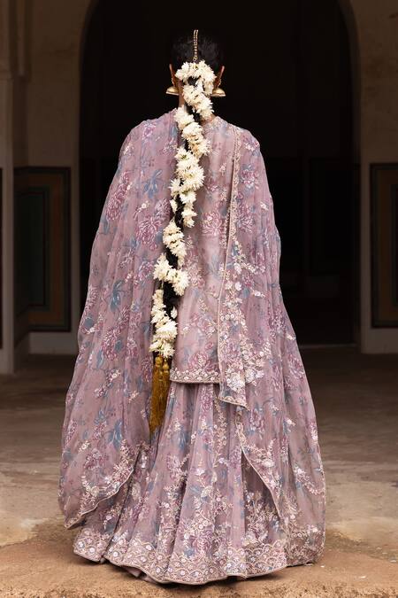 Aangan By Parul Ethereal Organza Layers Sharara Set 