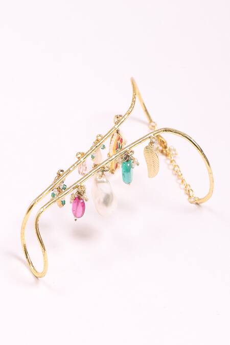 Buy_Dugran By Dugristyle_Imitation Gemstones Hara Rang Bracelet _Online_at_Aza_Fashions