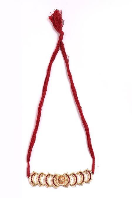 Dugran By Dugristyle Multi Color Rang-e-ishq Choker Online at Aza Fashions Dugran By Dugristyle_Multi Color Rang-e-ishq Choker _Online_at_Aza_Fashions