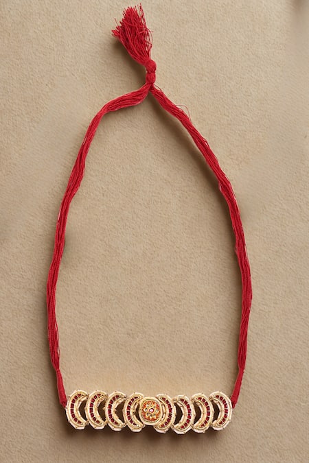 Dugran By Dugristyle Multi Color Rang-e-ishq Choker 