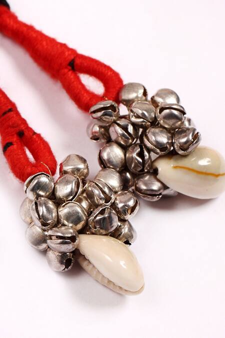 Dugran By Dugristyle Multi Color Laal Nazaara Necklace at Aza Fashions Dugran By Dugristyle_Multi Color Laal Nazaara Necklace _at_Aza_Fashions