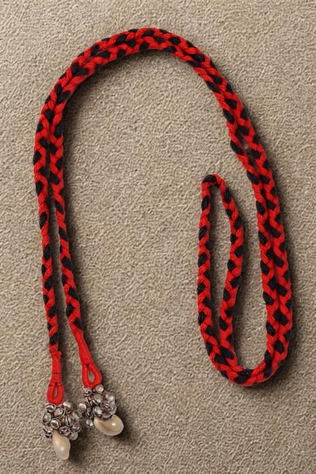 Shop Dugran By Dugristyle Multi Color Laal Nazaara Necklace at Aza Fashions Shop_Dugran By Dugristyle_Multi Color Laal Nazaara Necklace _at_Aza_Fashions