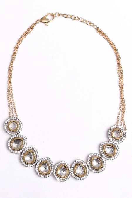 Buy Dugran By Dugristyle Gold Plated Sunehri Dhoop Necklace Buy_Dugran By Dugristyle_Gold Plated Sunehri Dhoop Necklace