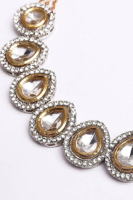 Shop Dugran By Dugristyle Gold Plated Sunehri Dhoop Necklace Shop_Dugran By Dugristyle_Gold Plated Sunehri Dhoop Necklace