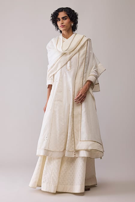 Bunka Ayesha Ivory Dupatta 