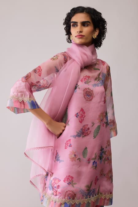 Bunka Myla Pink Dupatta 