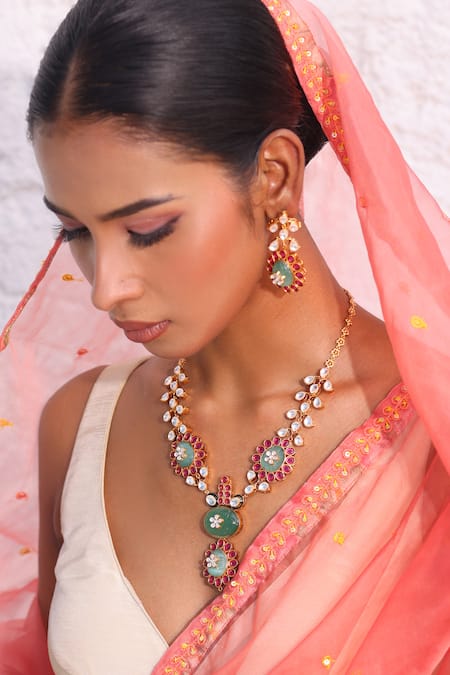 Zaza By Somya Rajputana Rani Necklace Set 