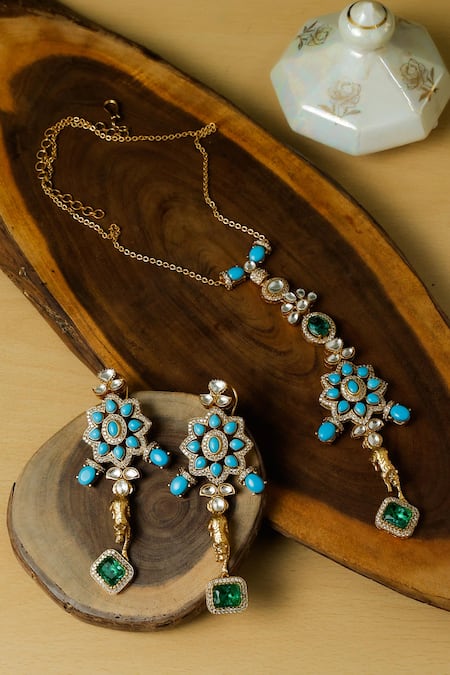 Zaza By Somya Rajwada Regal Necklace Set 