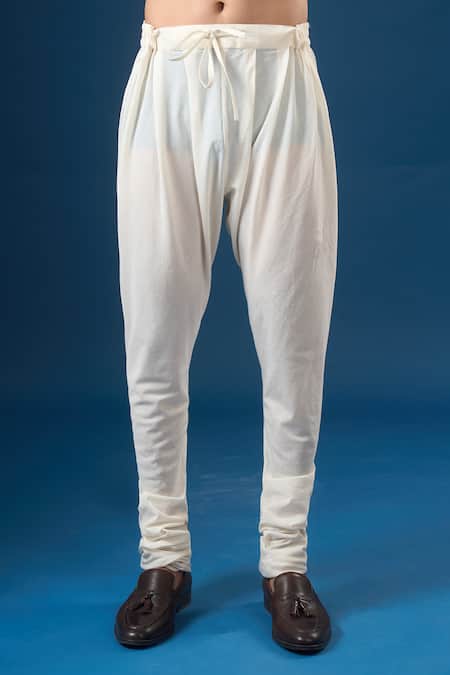 Shop_Rohit Bal_Yellow Dupion, Silk Embroidery Printed Kurta Set _Online_at_Aza_Fashions