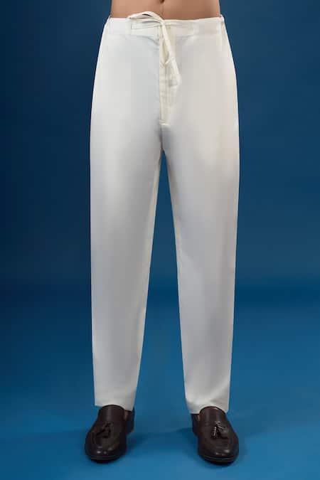 Countrymade_Pink Embroidery Vertical Line Kurta Set _Online_at_Aza_Fashions