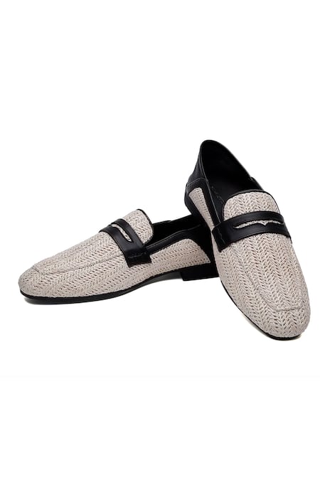 Shutiq Ivory Bere Seole Penny Loafers 