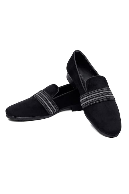 Shutiq Black Zen Coal Loafers