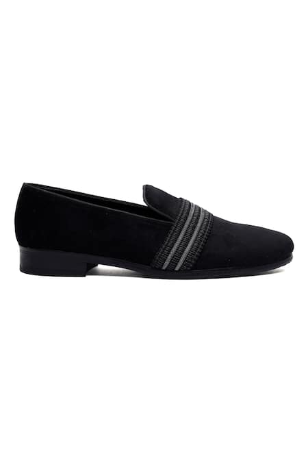 Shutiq_Black Zen Coal Loafers _Online_at_Aza_Fashions