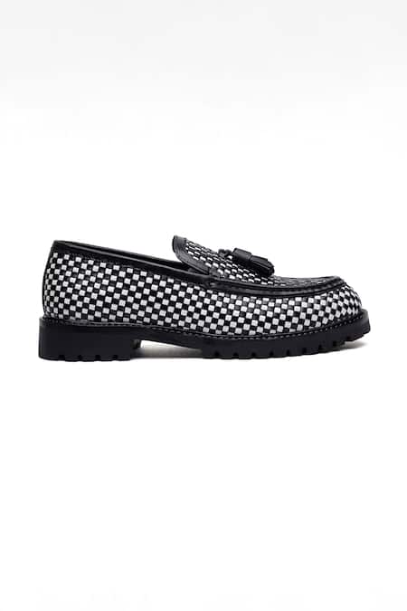 Shutiq_Black Tassels Tessera Loafers _Online_at_Aza_Fashions