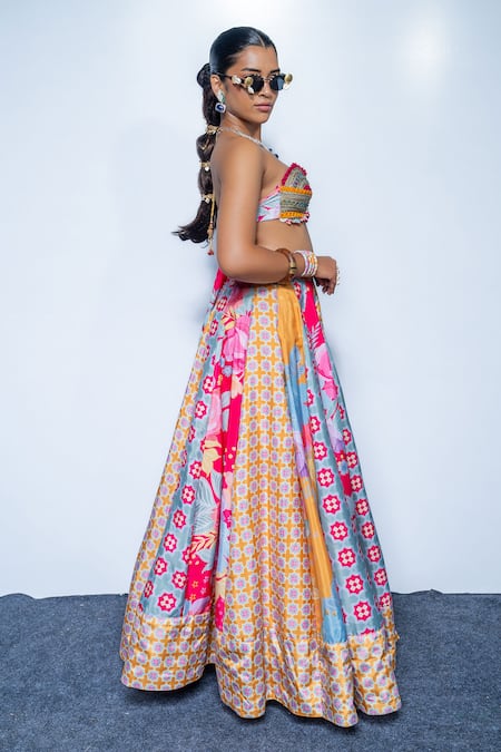 Rishi and Vibhuti Lehenga Mosaic Lehenga Set 