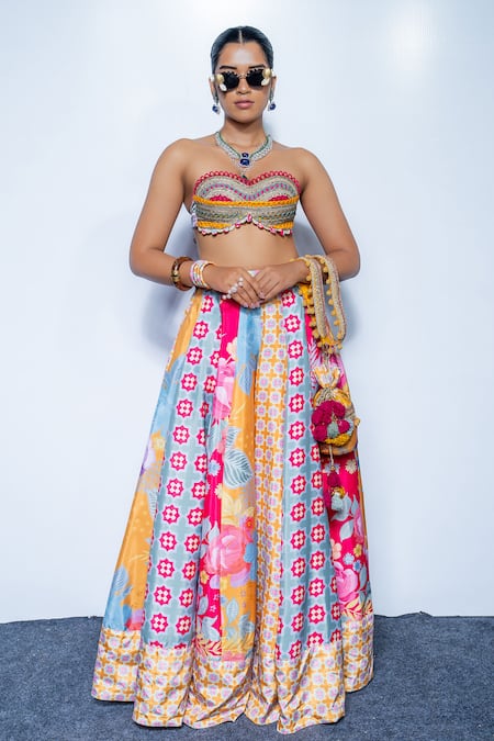 Rishi And Vibhuti Lehenga Mosaic Lehenga Set 