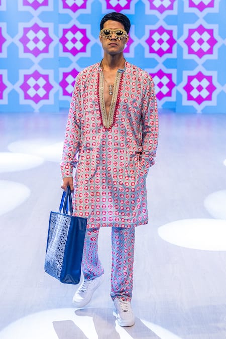 Rishi And Vibhuti Regalia Kurta Set  