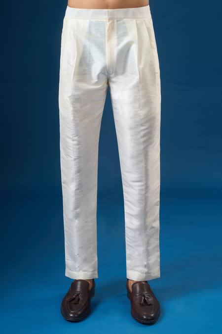 Rng Safawala_Yellow Cotton Embroidery Ombre Kurta Set _Online_at_Aza_Fashions