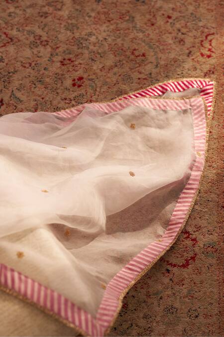 Sheetal Batra Ivory Embroidery Round Neck Ayra Kurta With Salwar Online at Aza Fashions Sheetal Batra_Ivory Embroidery Round Neck Ayra Kurta With Salwar _Online_at_Aza_Fashions