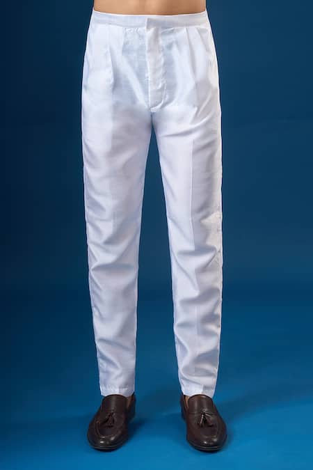 Arihant Rai Sinha_Green Silk Embroidery Lucknowi Kurta Set _at_Aza_Fashions