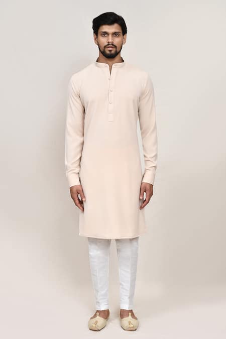 Buy_Arihant Rai Sinha_Cream Embroidery Nehru Jacket Set _Online_at_Aza_Fashions