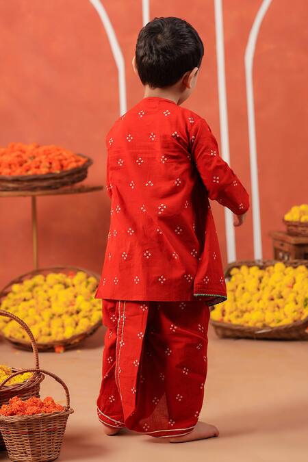 Cute Couture Bansi Angarkha & Dhoti Pant Set 