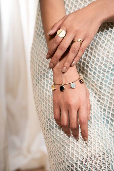 Buy_Banana Labs_Blue Cotton Round Neck Aqua Hand Block Print Dress _Online_at_Aza_Fashions