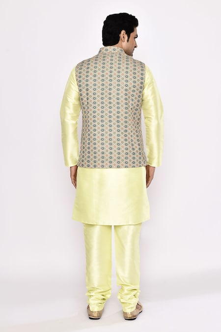 Arihant Rai Sinha Printed Nehru Jacket