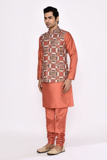 Buy Arihant Rai Sinha Orange Silk Rust Blend Churidar Online at Aza Fashions Buy_Arihant Rai Sinha_Orange Silk Rust Blend Churidar _Online_at_Aza_Fashions