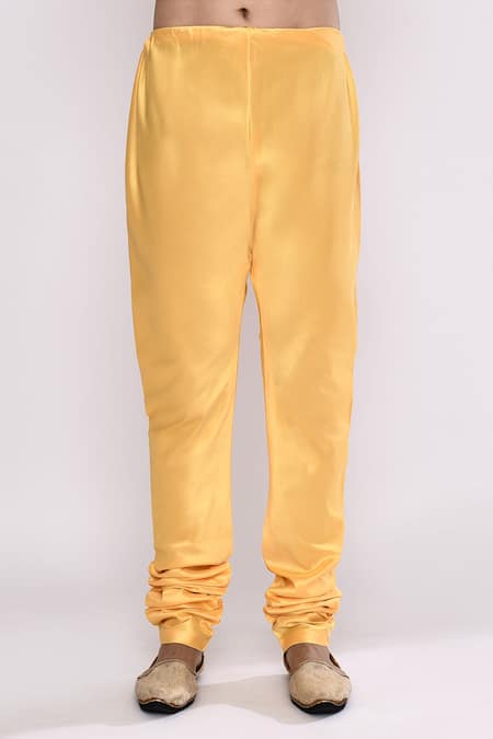 Buy Arihant Rai Sinha Yellow Silk Blend Churidar Online at Aza Fashions Buy_Arihant Rai Sinha_Yellow Silk Blend Churidar _Online_at_Aza_Fashions