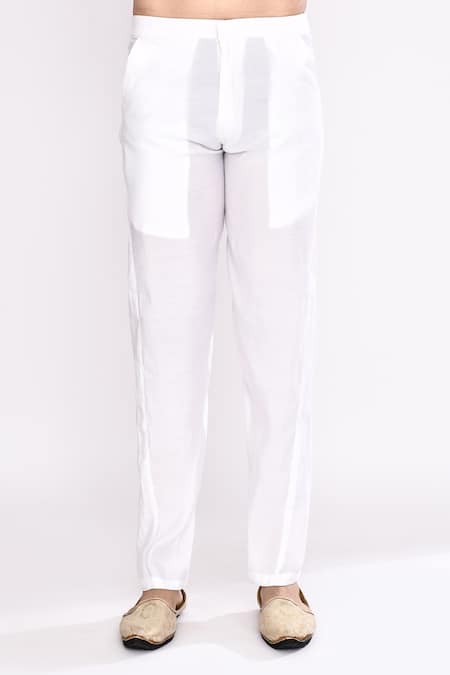 Arihant Rai Sinha_Gray Silk Grey Blend Kurta _Online_at_Aza_Fashions