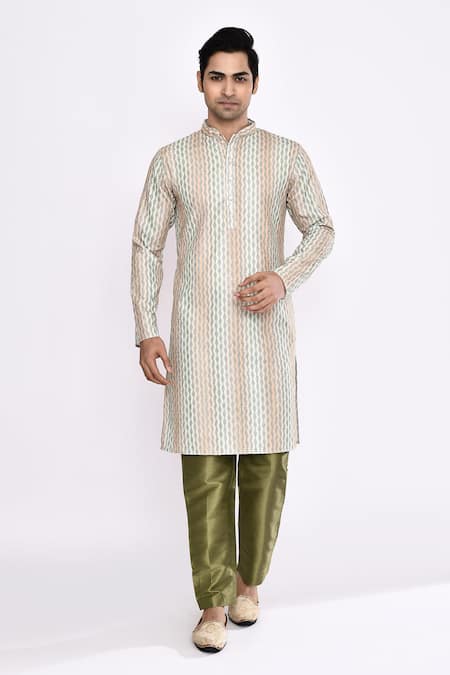 Arihant Rai Sinha Multi Cotton Kurta 