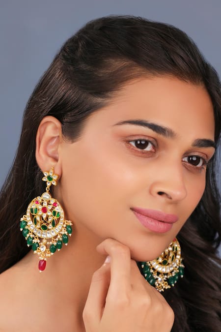 Riana Jewellery Rajasthani Style Handcrafted Earings 