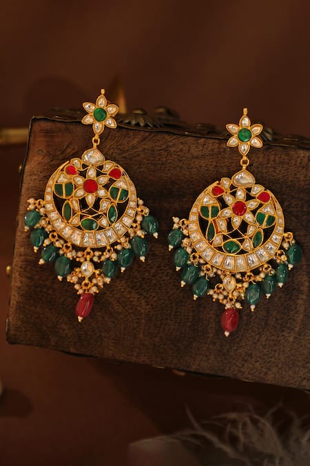 Riana Jewellery Rajasthani Style Handcrafted Earings 