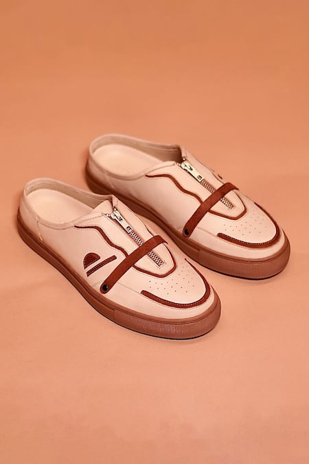 Dmodot Freddo Mocha Leather Sneakers 