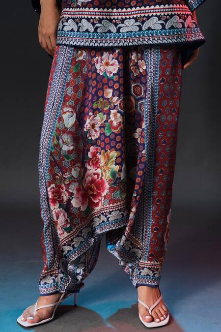 Rajdeep Ranawat Multi Color Modal, Satin Printed Turkish Online at Aza Fashions Rajdeep Ranawat_Multi Color Modal, Satin Printed Turkish _Online_at_Aza_Fashions