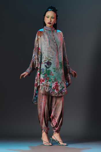 Rajdeep Ranawat Sonth Dhoti Pant Sonth Printed Dhoti Pant 