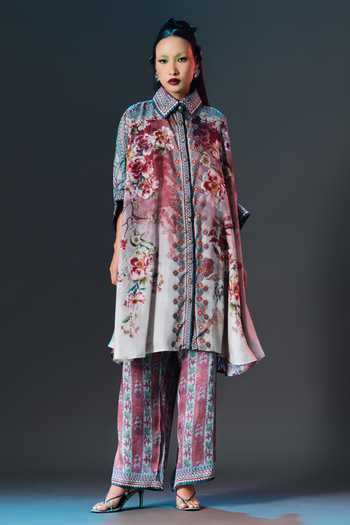 Rajdeep Ranawat_Aqua Modal, Satin Permaz Printed _Online_at_Aza_Fashions